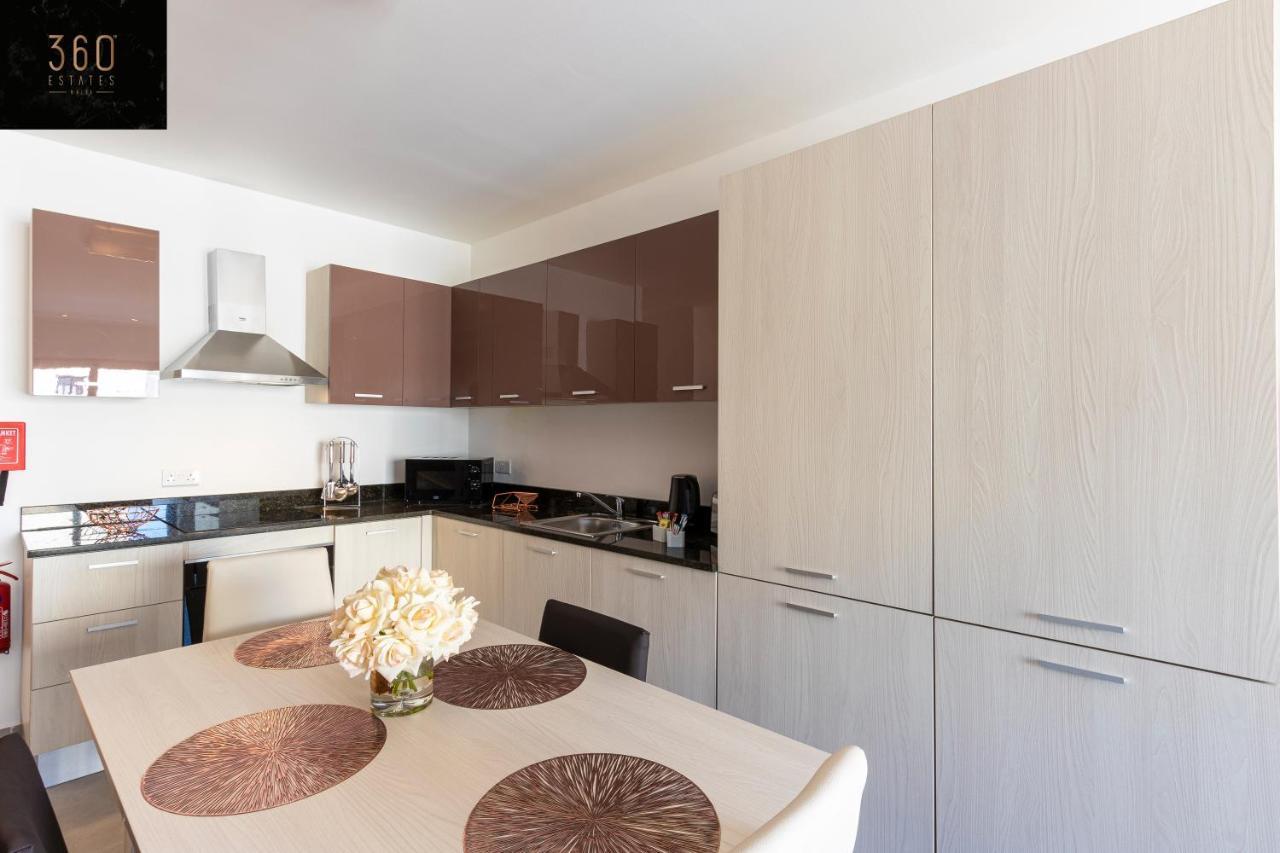 High-End Central Apt With Comfy Bed & Super Wifi By 360 Estates San Ġwann Exteriör bild