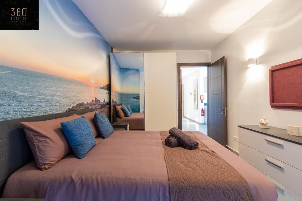 High-End Central Apt With Comfy Bed & Super Wifi By 360 Estates San Ġwann Exteriör bild