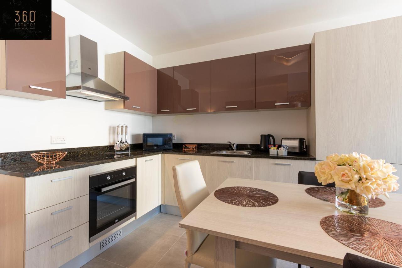 High-End Central Apt With Comfy Bed & Super Wifi By 360 Estates San Ġwann Exteriör bild