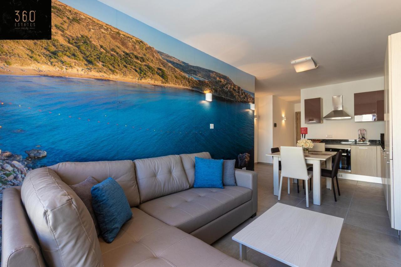 High-End Central Apt With Comfy Bed & Super Wifi By 360 Estates San Ġwann Exteriör bild